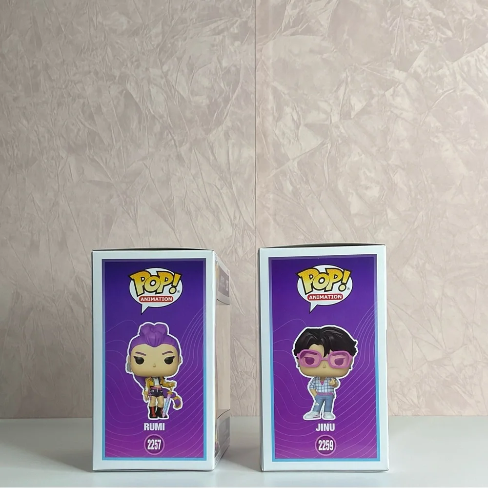 Funko Pop! K-Pop Demon Hunters Rumi and Jinu Figures In Hand!!!